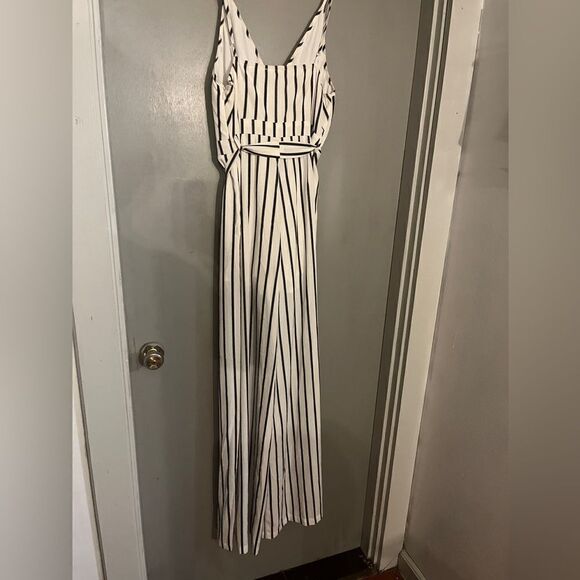 PROMESA striped wide leg jumper. Size M. - Picture 3 of 10